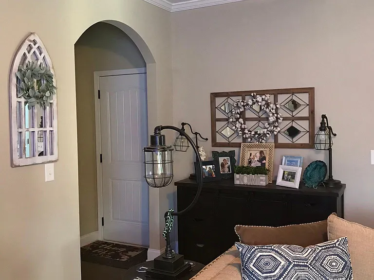 Downstairs living room.