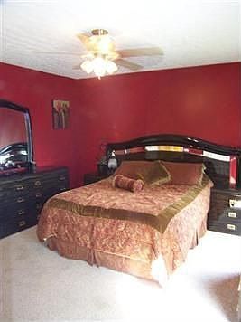Master Bedroom with ceiling fan.