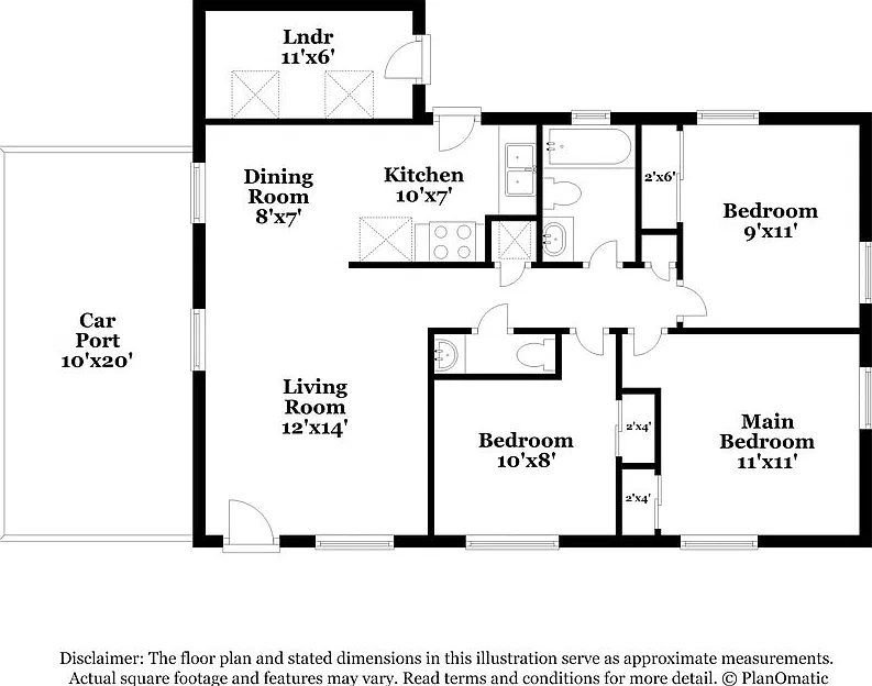 3 bed, 1.5 bath, 923 sqft, $1,375 — Photo 2
