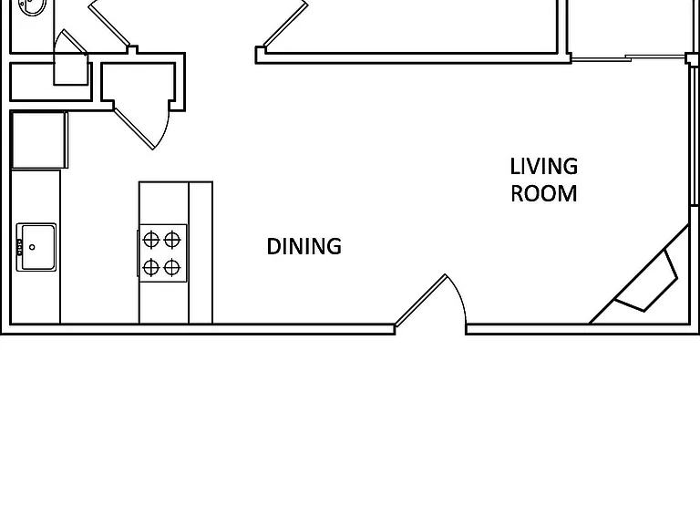 1x1 655 sq ft - A2 1x1 655 sq ft - A2