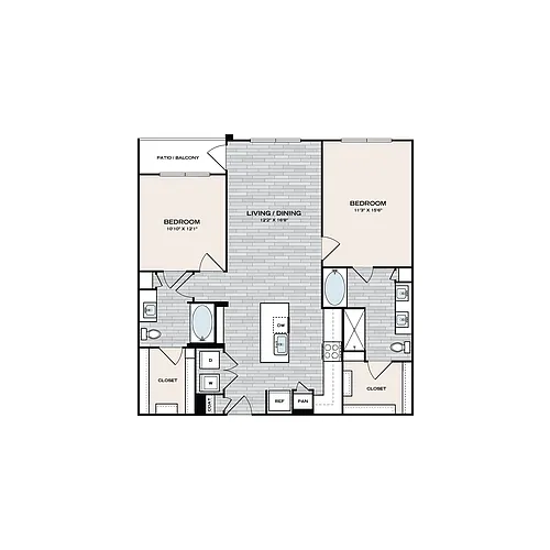 Floor plan B2