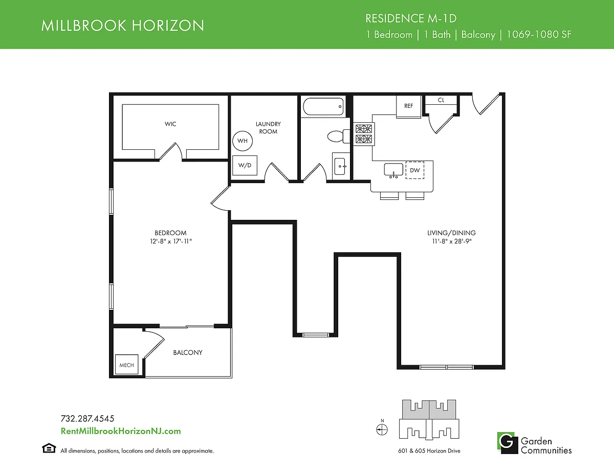 Floor plan M-1D