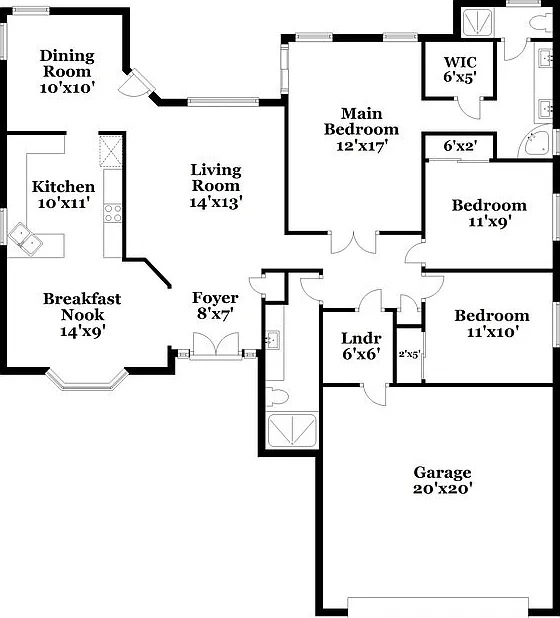 3 bed, 2.0 bath, 1509 sqft, $2,130 — Photo 2