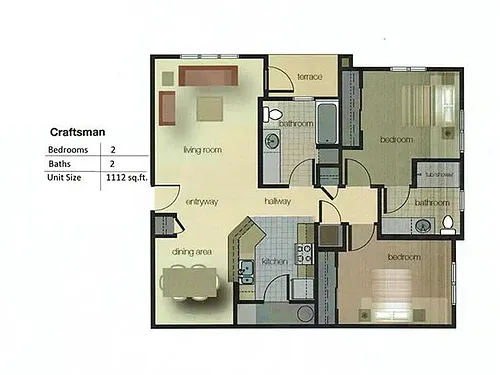 Floor plan Cabin