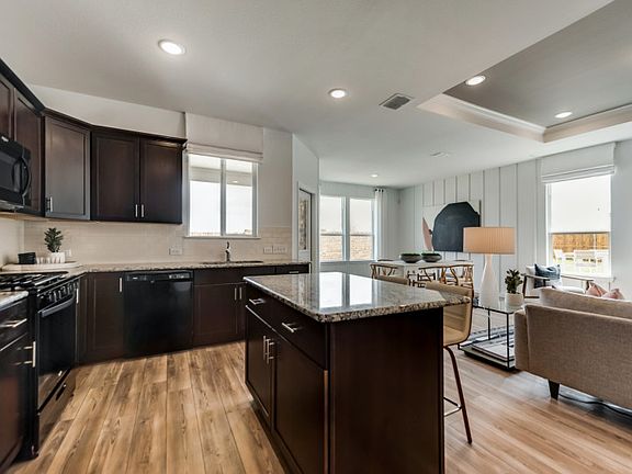 Spacious island kitchen