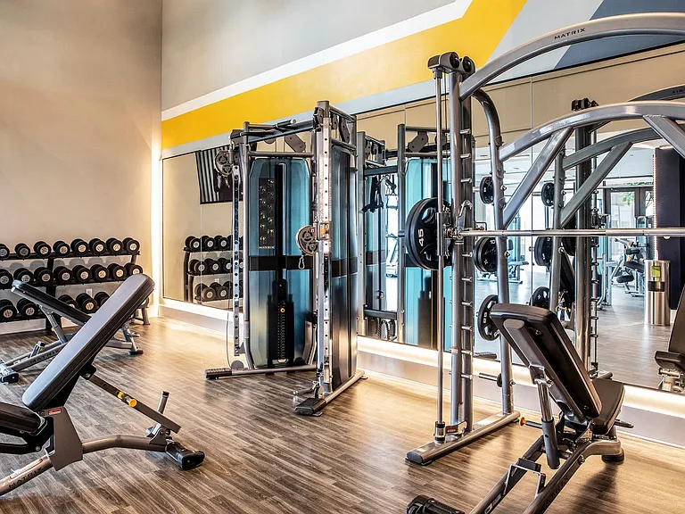 State-of-the-art fitness center offer everything you need to work out without leaving home.