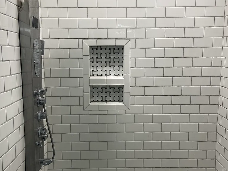master bath roll-in shower