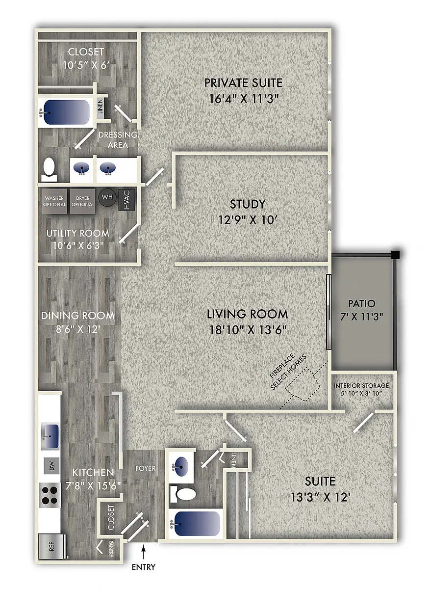 Floor plan Filmore