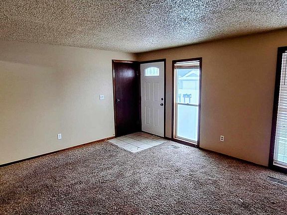 Front door and Living room