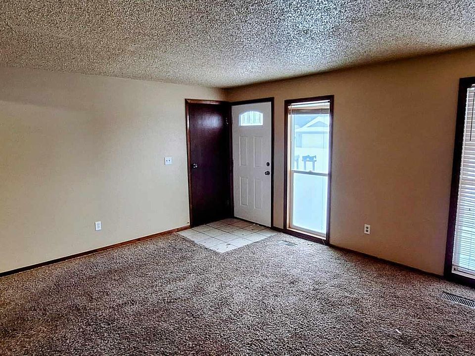 Front door and Living room