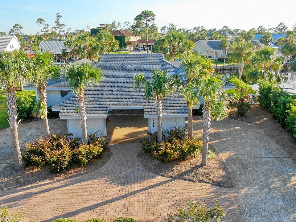 Aerial front, ample parking