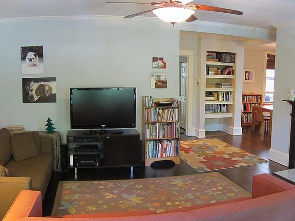 Living room and foyer