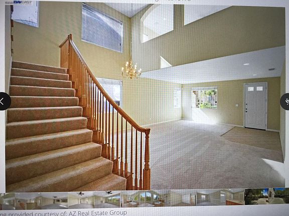 Beautiful chandelier crystal on the first floor entrance.