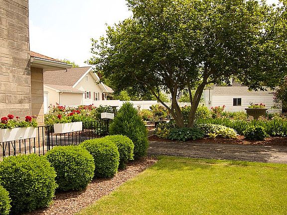Neighboring Rose Garden view