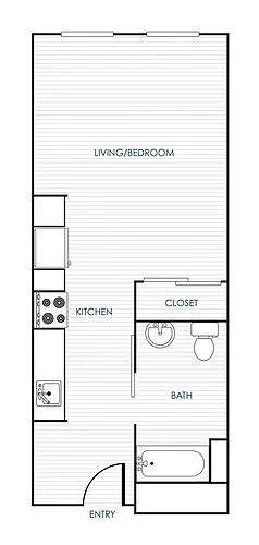 Floor plan Studio