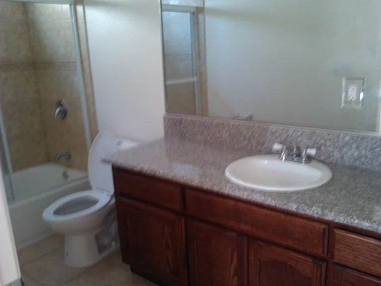 Downstairs bathroom mirror & sink