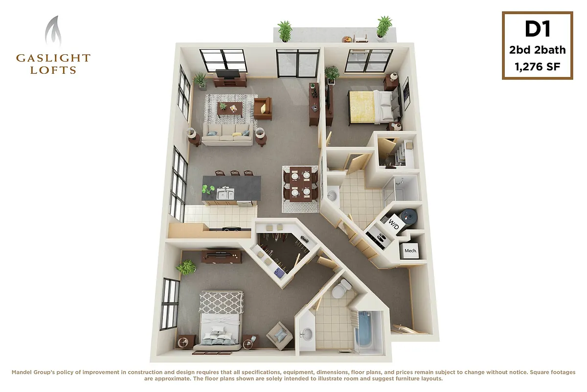 Floor plan D1