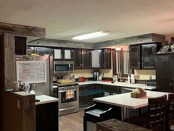 Custom cabinets and barnwood