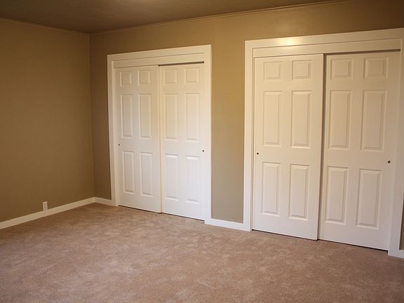 Master bedroom closets