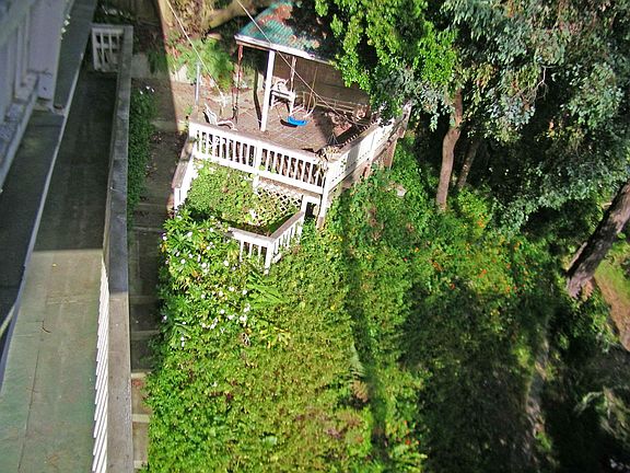 Balcony looking down