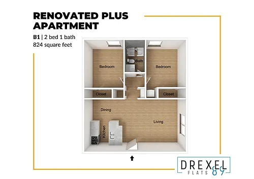 Floor plan B1 Renovated Plus
