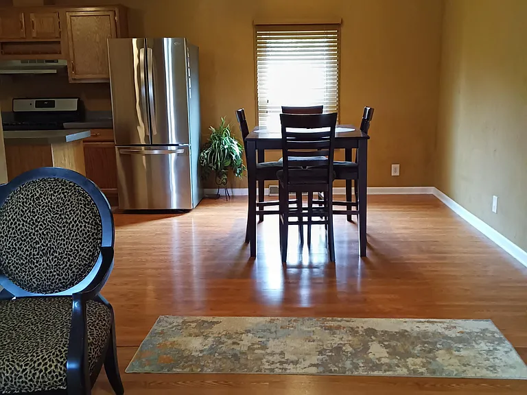 Kitchen view from living room
