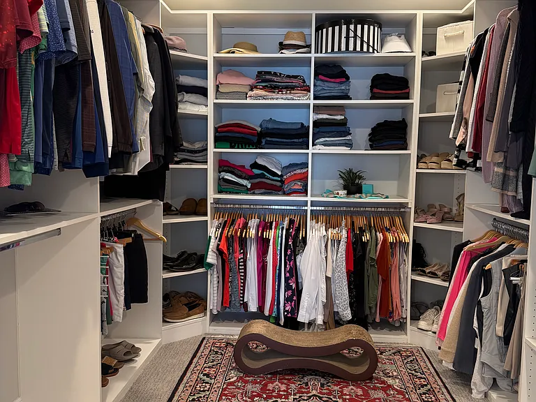 Primary Bedroom Walk in Closet