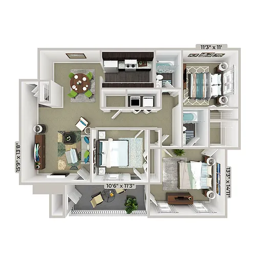 Floor plan C1 - Willow