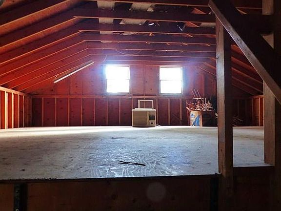 Open area above garage 