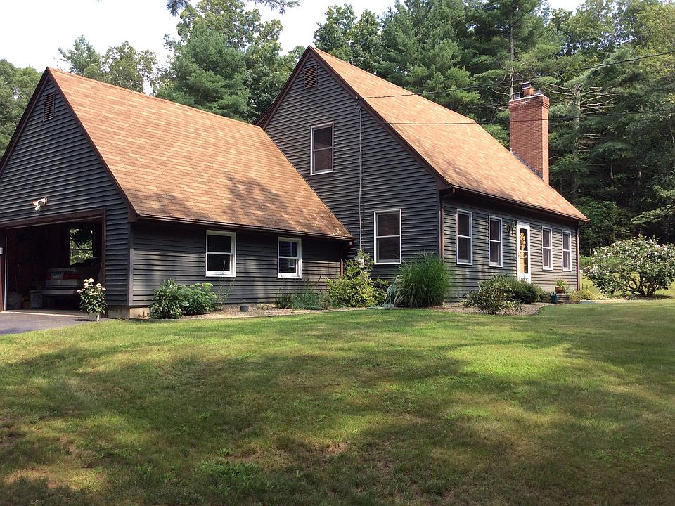 Front of house and garage.