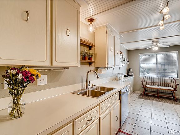 Kitchen with lots of counter space and eat in breakfast nook.
