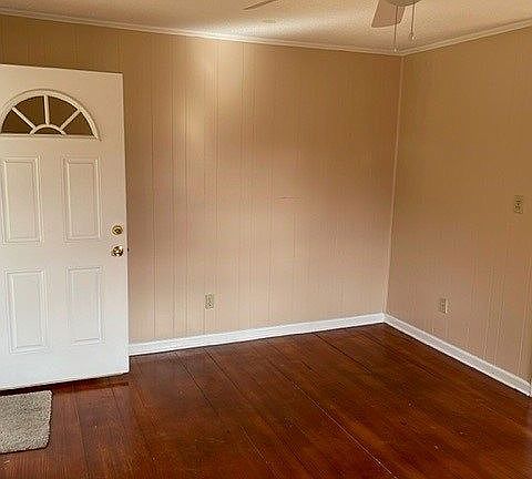 Gleaming hardwood floors!