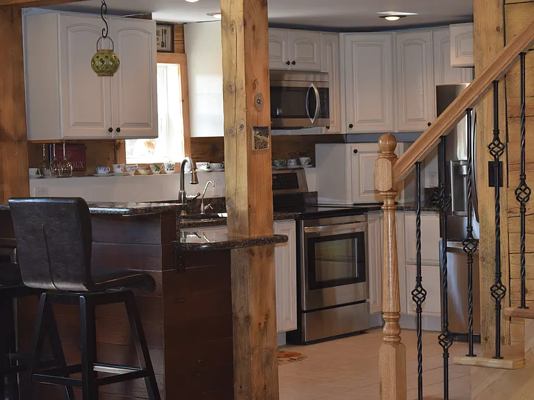 Bar with wine fridge