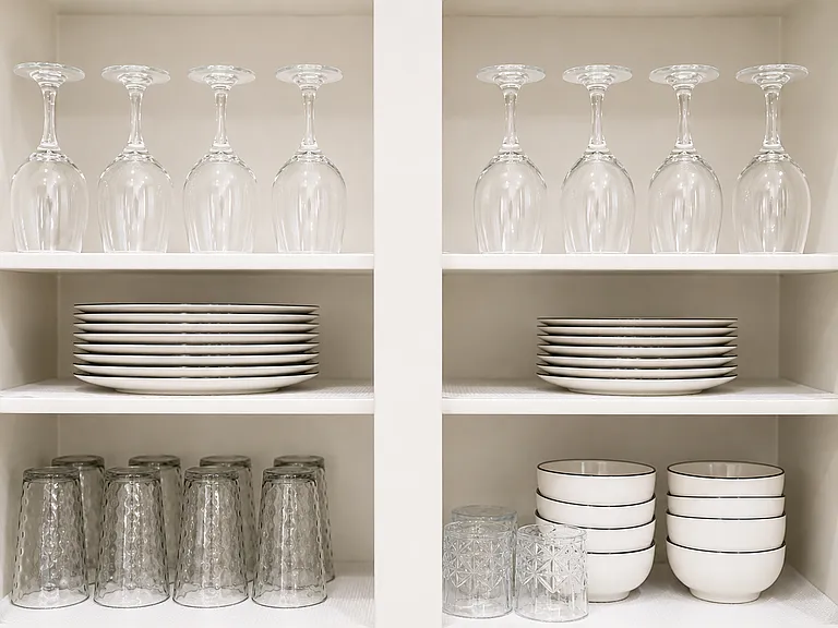 Fully stocked kitchen includes everything you need. Dishware, glassware, cookware, bakeware, coffee bar, stainless steel appliances, filtered water/ice dispenser etc.