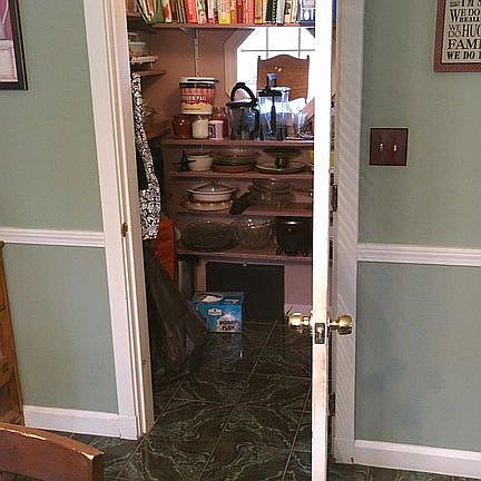 Large walk-in pantry