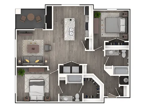 Floor plan B2