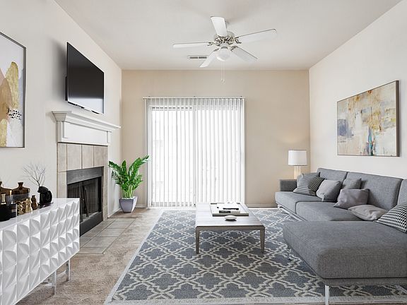 Living Room View - Avalon Oaks Apartments