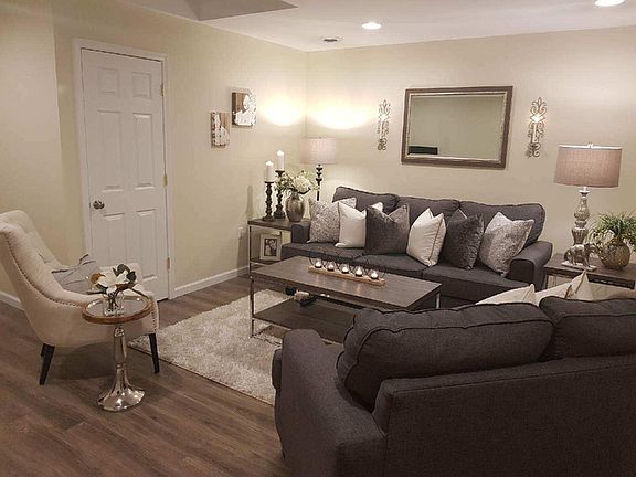 Living Room with Walk-in Closet