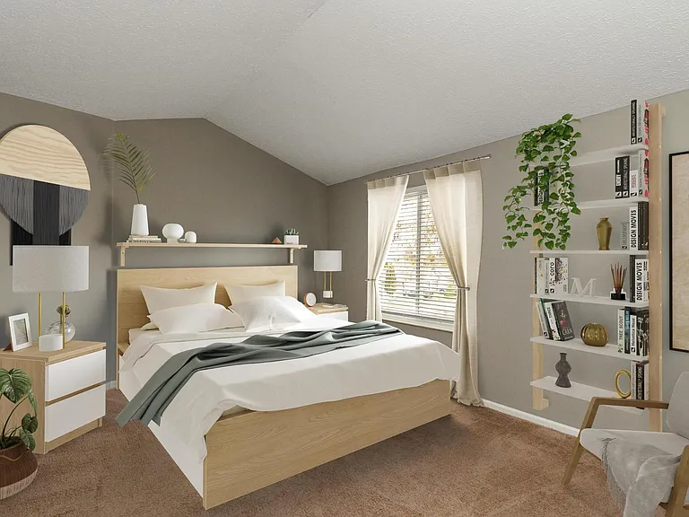 May look like this when furnished. Home is rented without furnishing.
