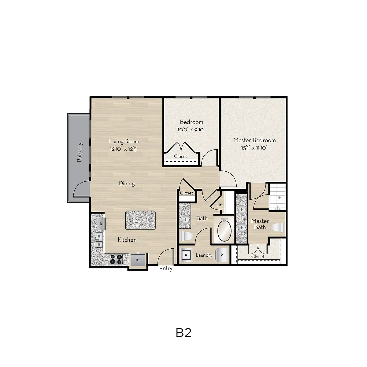 Floor plan B2