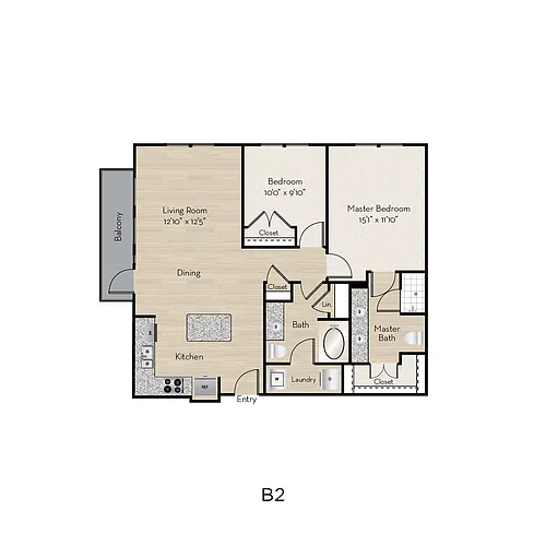 Floor plan B2