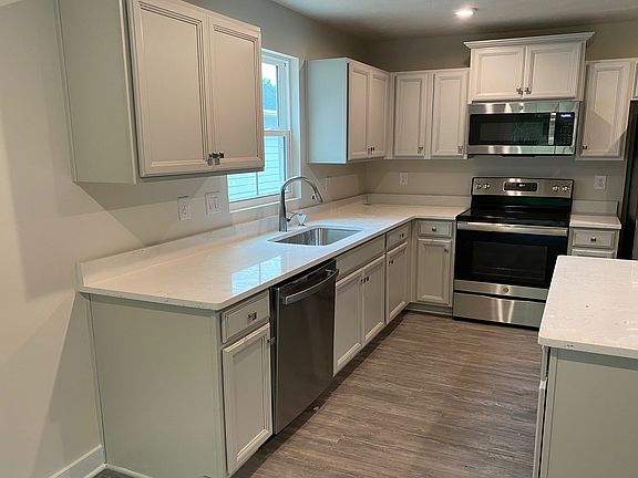 Upgraded cabinetry in kitchen
