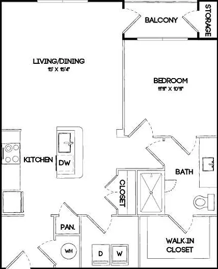 A3A | 1 bed 1 bath | 787 sq ft A3A | 1 bed 1 bath | 787 sq ft