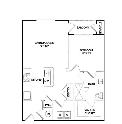Floor plan A3A