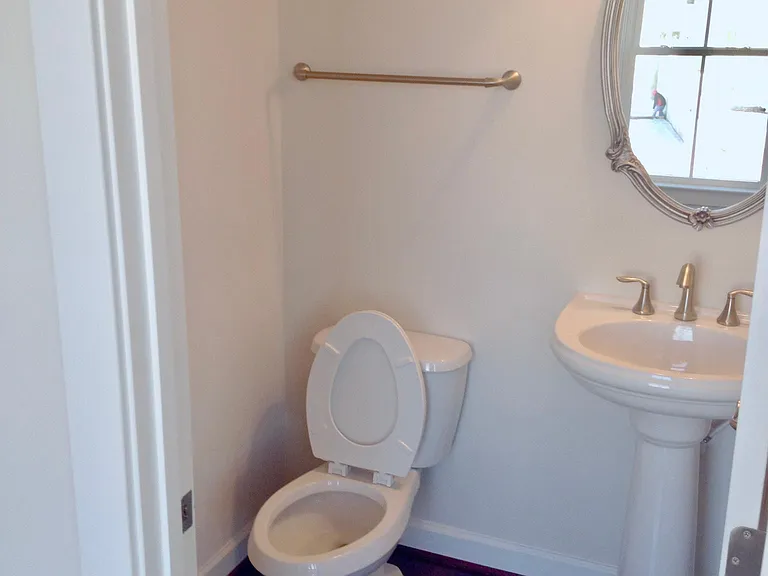 Main level powder room