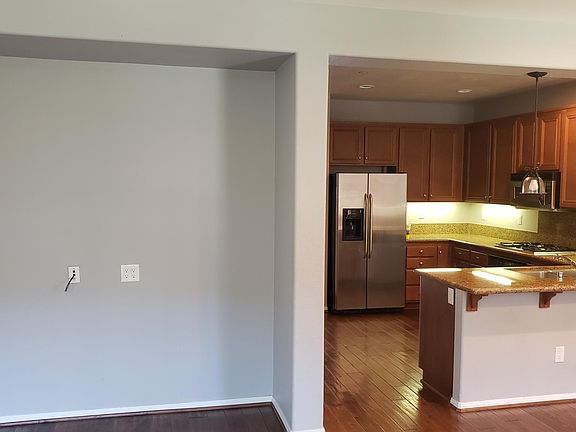 TV place and kitchen