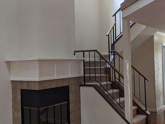 Vaulted ceiling with skylights in the main living area