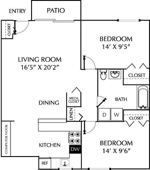 Floor plan Monticello