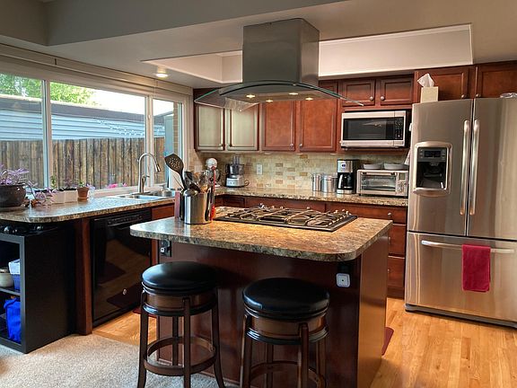 Gourmet kitchen recently remodeled to be a cook's dream! Taken from the dining room (not pictured here)