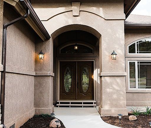   French doors welcome you